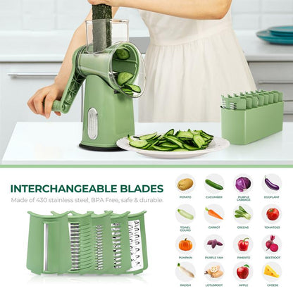 SUSTEAS Handheld Grater, Multifunction Cheese & Vegetable Grater